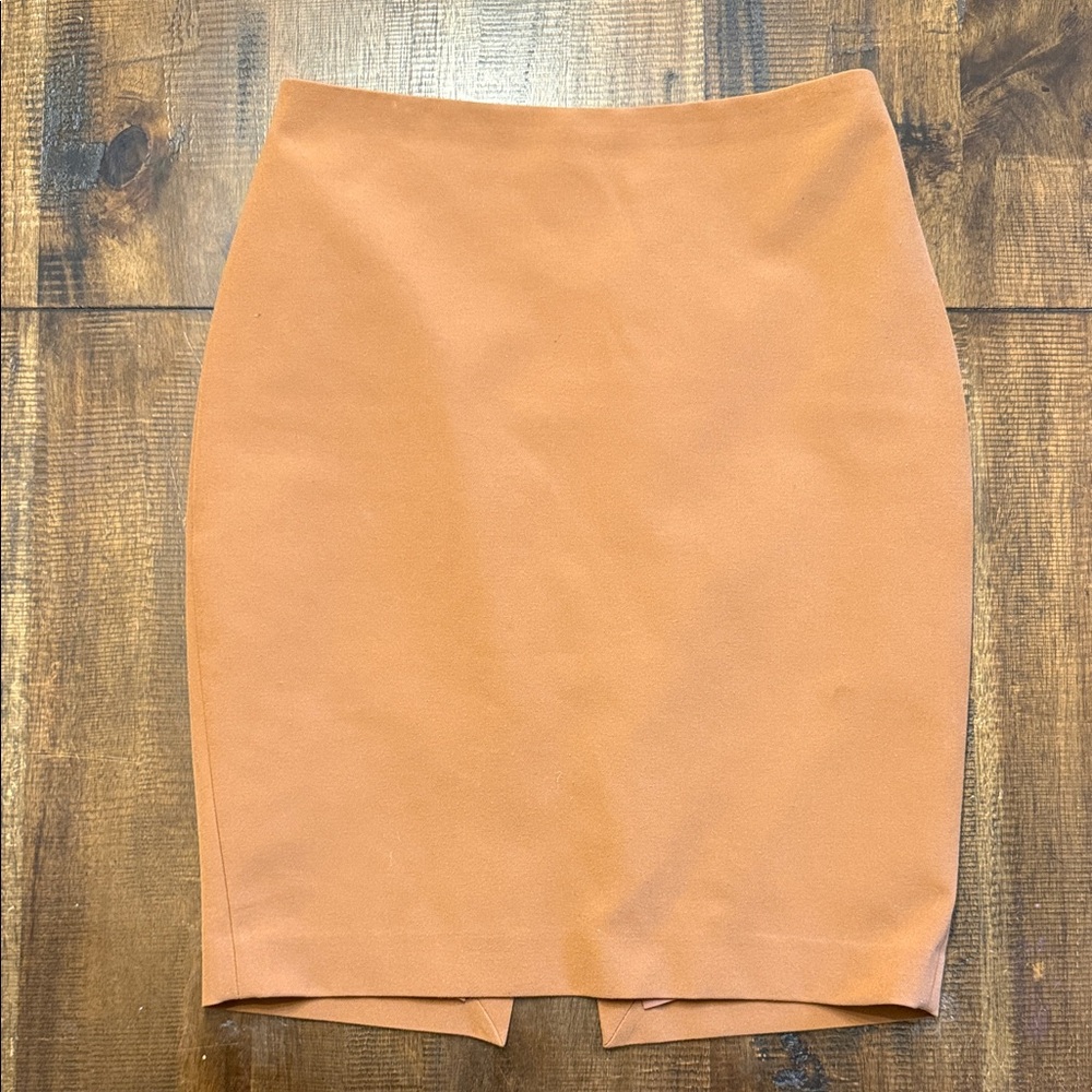 Express Warm Tan Pencil Skirt